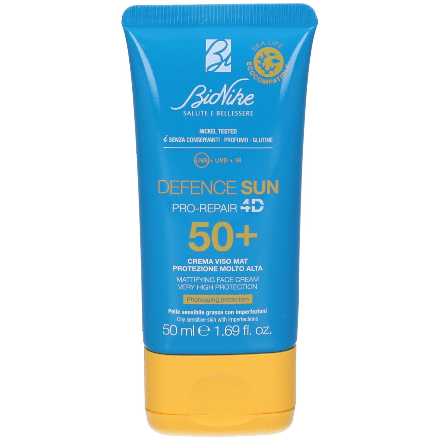 Bionike Defence Sun 50+ Crema Viso Mat 50 Ml - Bionike Defence Sun 50+ Crema Viso Mat 50 Ml