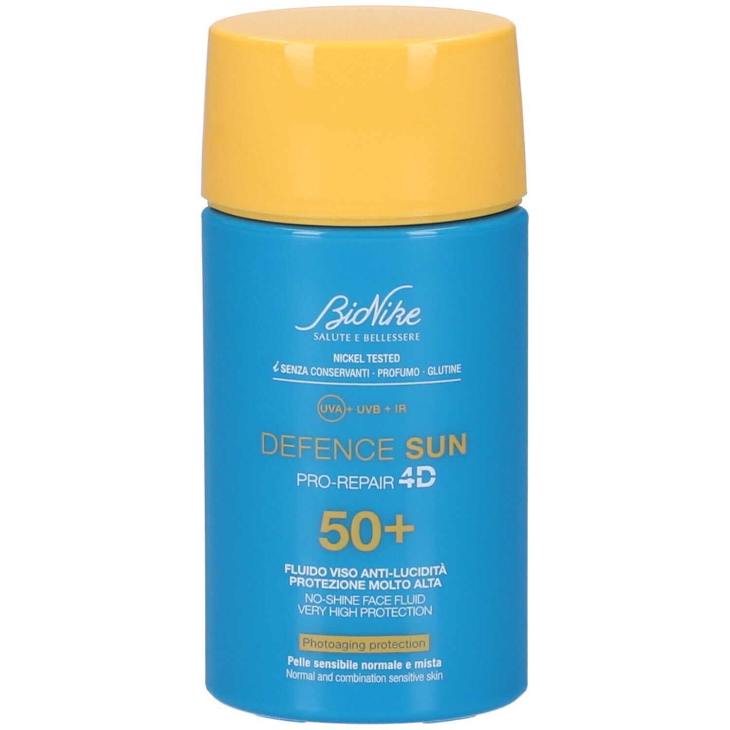 BioNike Defence Sun Pro-Repair 4D SPF 50+ Fluido Viso Anti-Lucidità 50 Ml - BioNike Defence Sun Pro-Repair 4D SPF 50+ Fluido Viso Anti-Lucidità 50 Ml