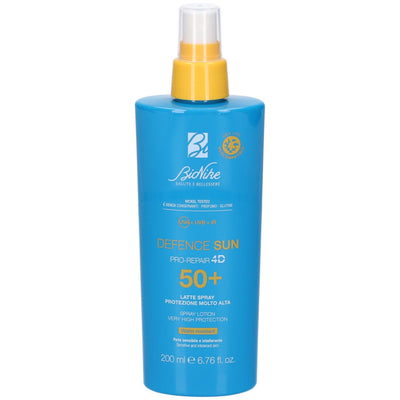 BioNike Defence Sun Pro-Repair 4D SPF 50+ Latte Spray Protezione Molto Alta 200 Ml