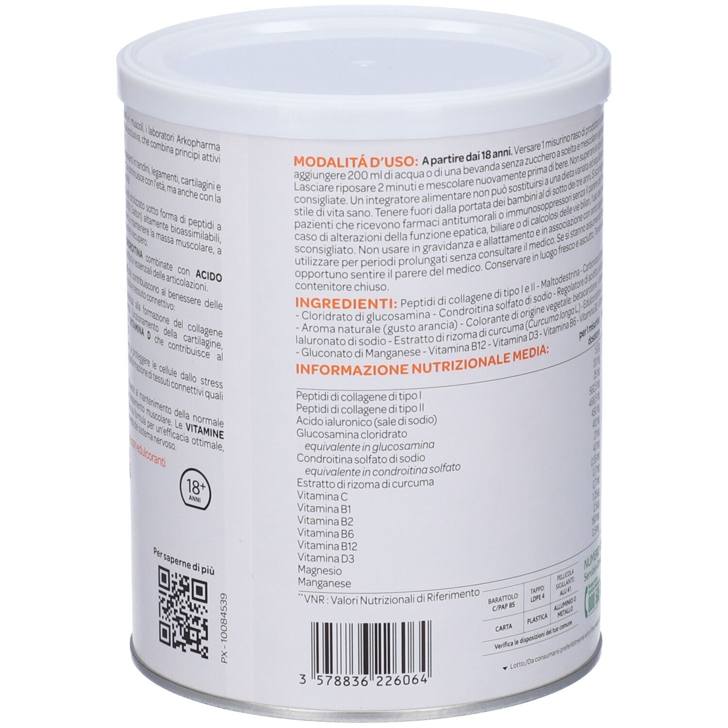 ArkoPharma Collagene Articolazioni & Muscoli 260 G