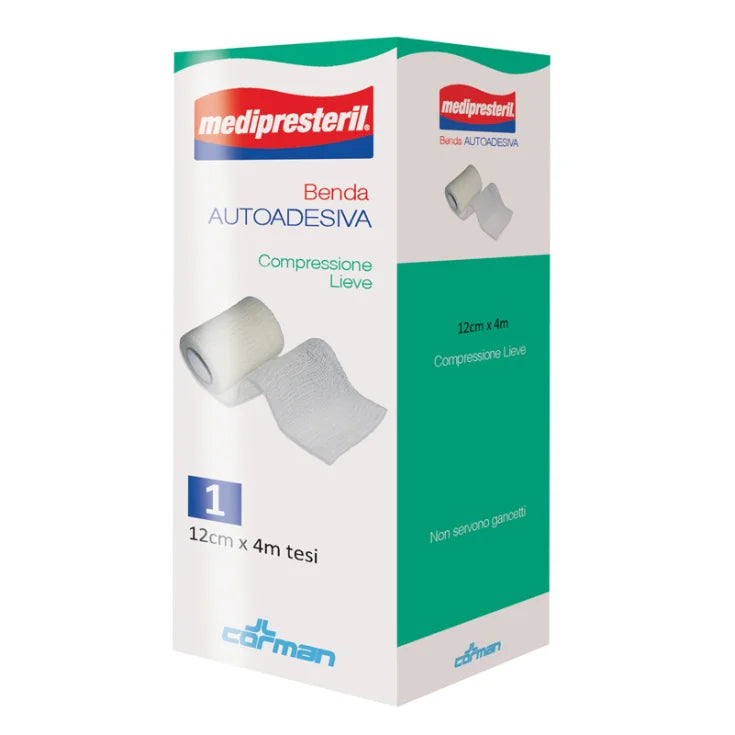 Medipresteril Benda Autoadesiva 12X400 CM 1 Pezzo