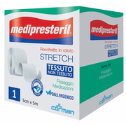 Medipresteril Rocchetto Rotolo Stretch Tessuto Non Tessuto 5 Cm X 500 Cm