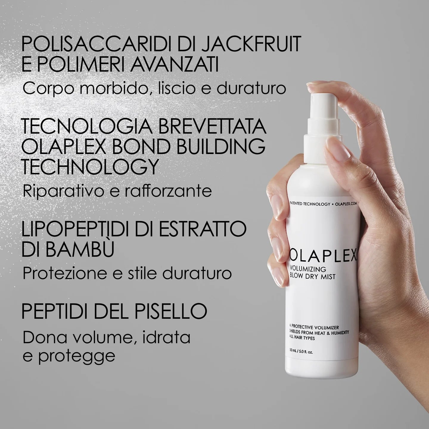 OLAPLEX Volumizing Blow Dry Mist 150ml - Spray secco riparatore nebulizzante - Ideale per lo styling dei tuoi capelli.