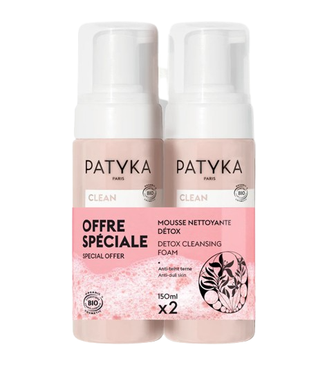 Patyka Duo Mousse Detox Clean 2023 2 x 150 ml