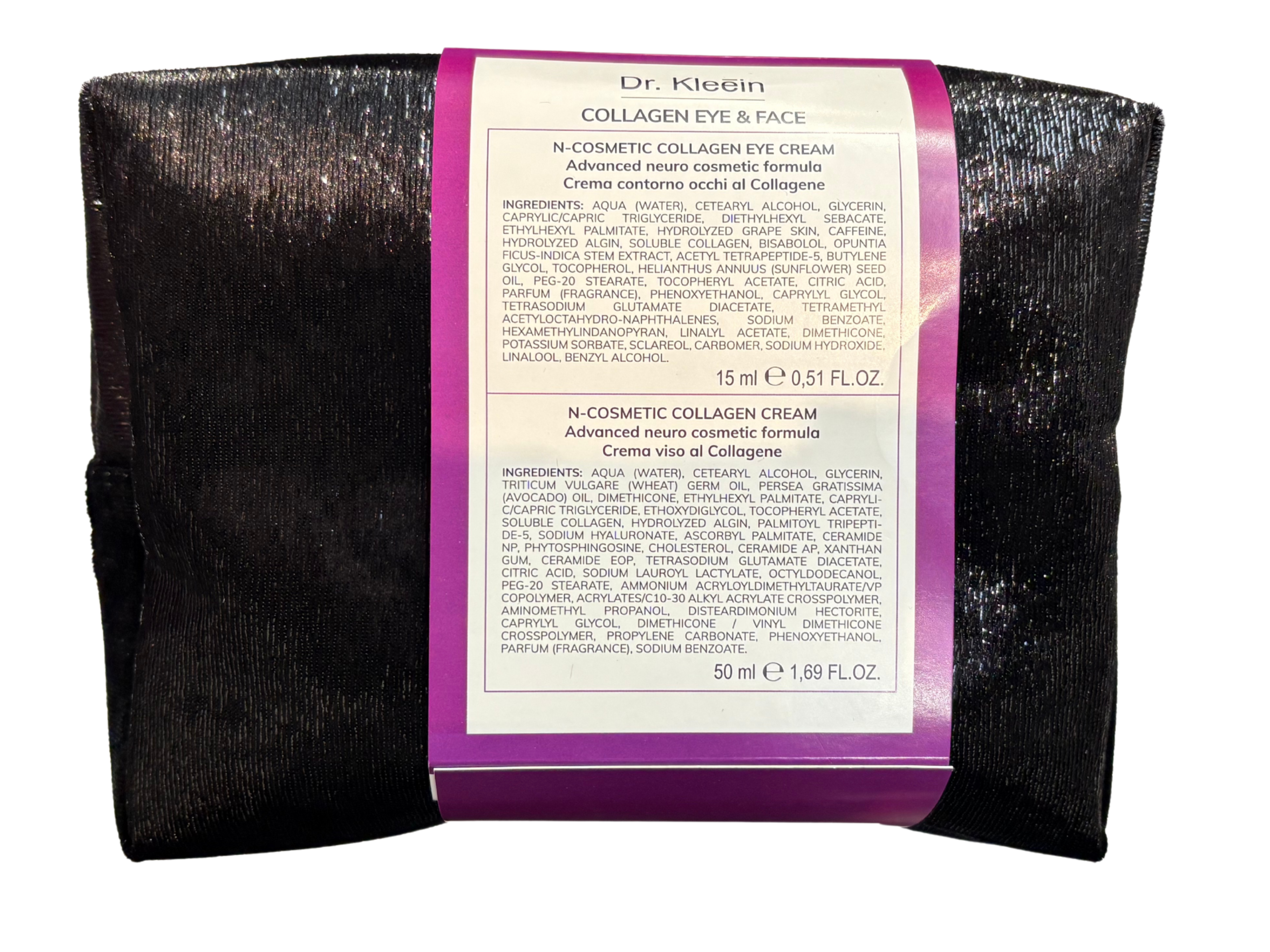 DR KLEEIN Cofanetto COLLAGEN EYE & FACE PACK 1 CREMA CONTORNO OCCHI 15ML + 1 CREMA VISO COLLAGENE 50 ML