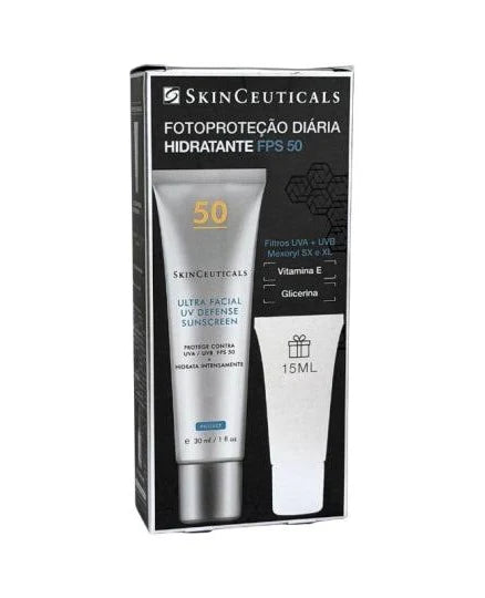SKINCEUTICALS ULTRA FACIAL COFANETTO SOLARI 26 1 ULTRA FACIAL DEFENSE SPF50+ 30 ML + 1 COR FLAVO SERUM 4 ML
