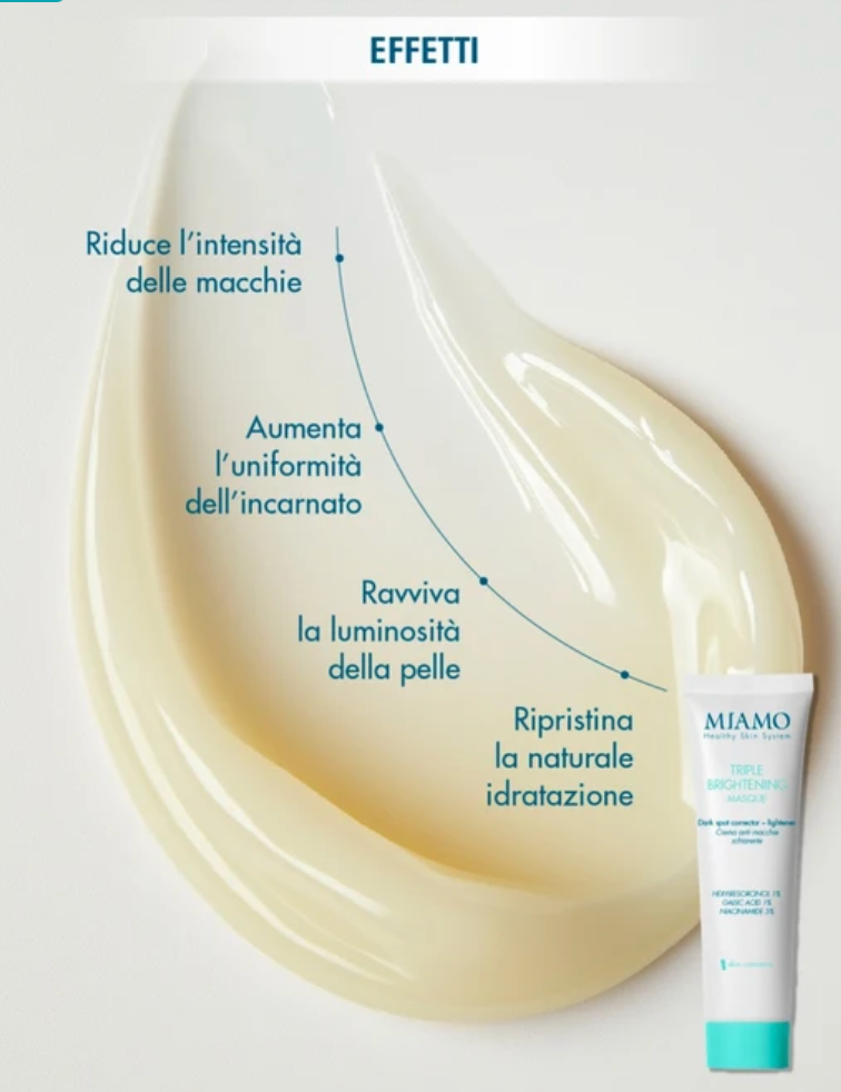 MIAMO Protocollo Macchie Invernali Pigment Control Advanced Serum 30 ml + Nourish 3-Biotic Rich Serum 10 ml + Triple Brightening Cream 10 ml