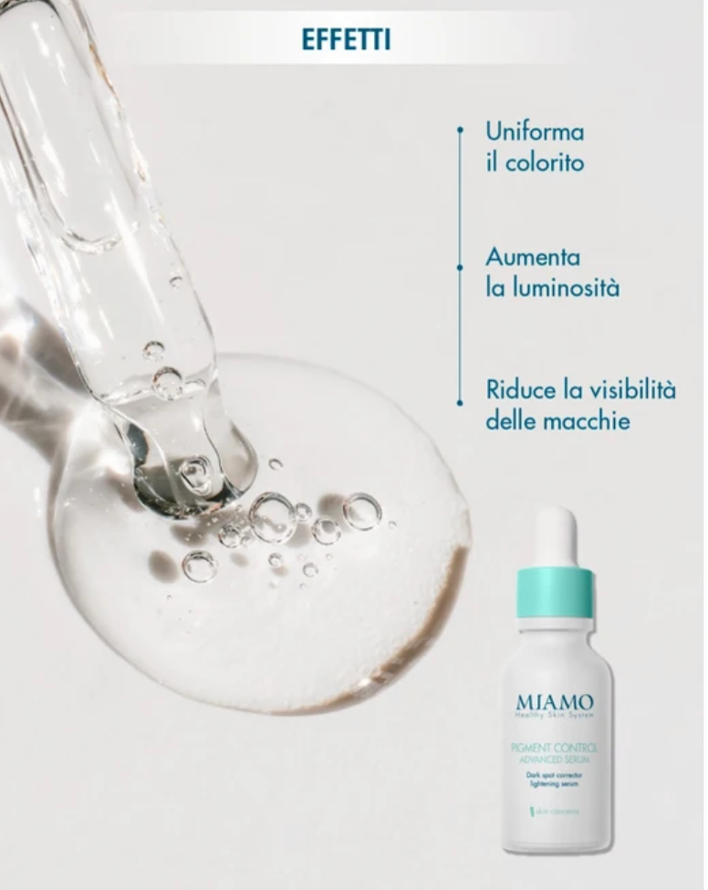 MIAMO Protocollo Macchie Invernali Pigment Control Advanced Serum 30 ml + Nourish 3-Biotic Rich Serum 10 ml + Triple Brightening Cream 10 ml
