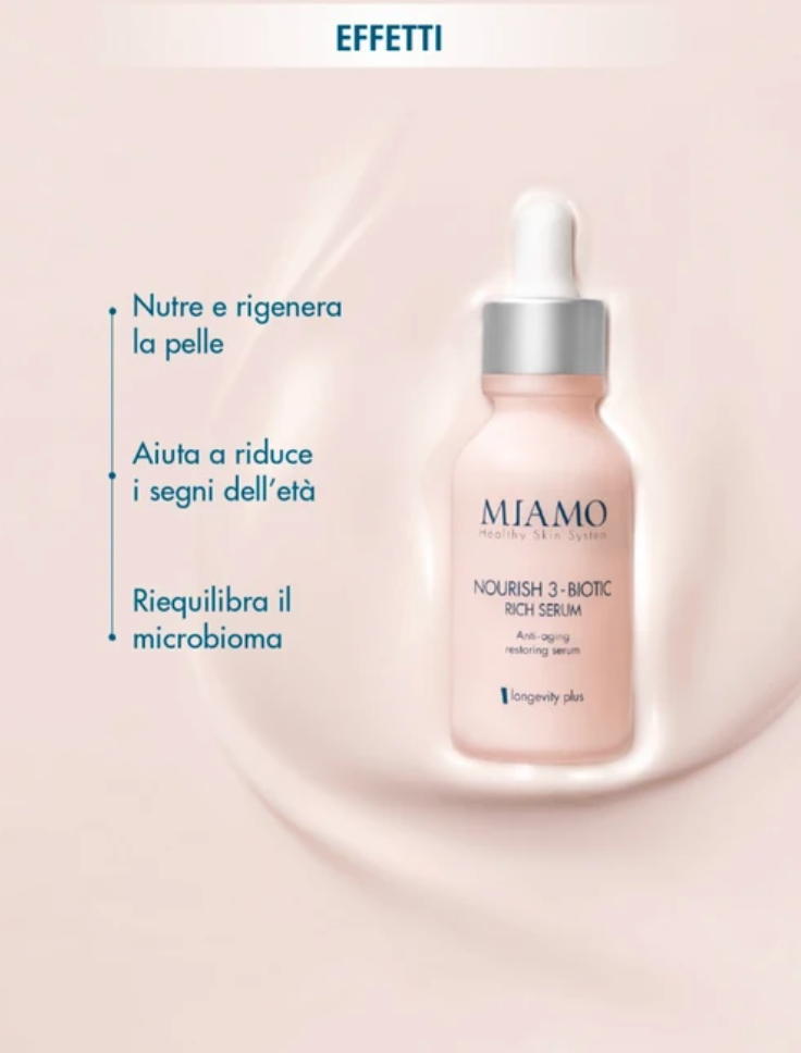 MIAMO Protocollo Macchie Invernali Pigment Control Advanced Serum 30 ml + Nourish 3-Biotic Rich Serum 10 ml + Triple Brightening Cream 10 ml