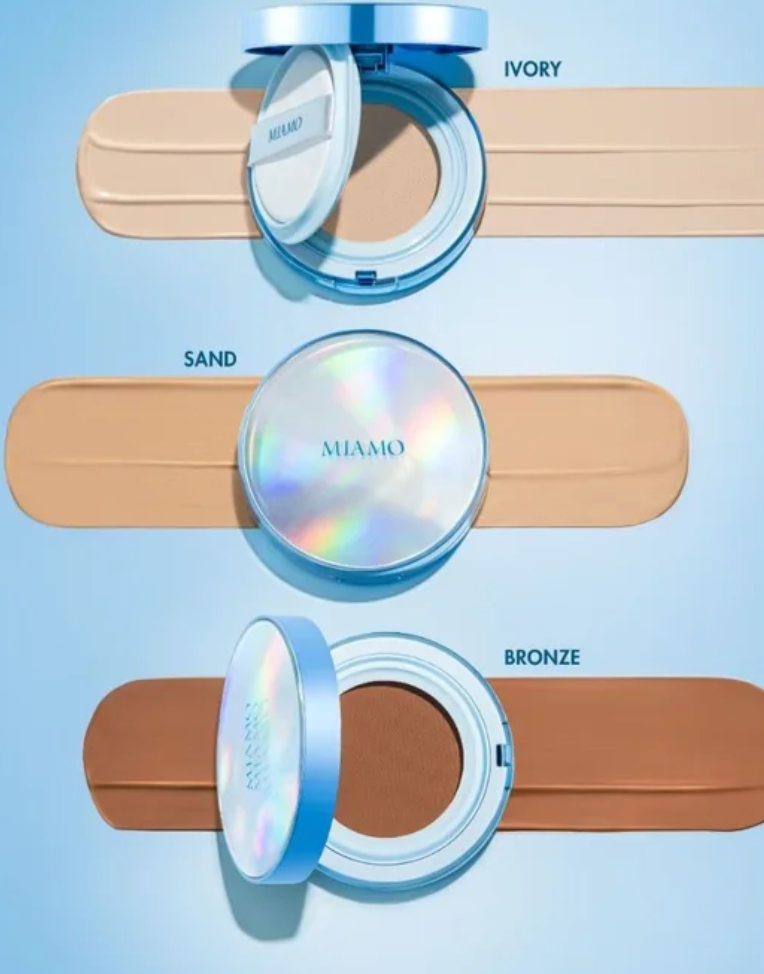 MIAMO Second Skin Mesh Cushion Foundation SPF 50 PA+++ Colore Bronze 11g