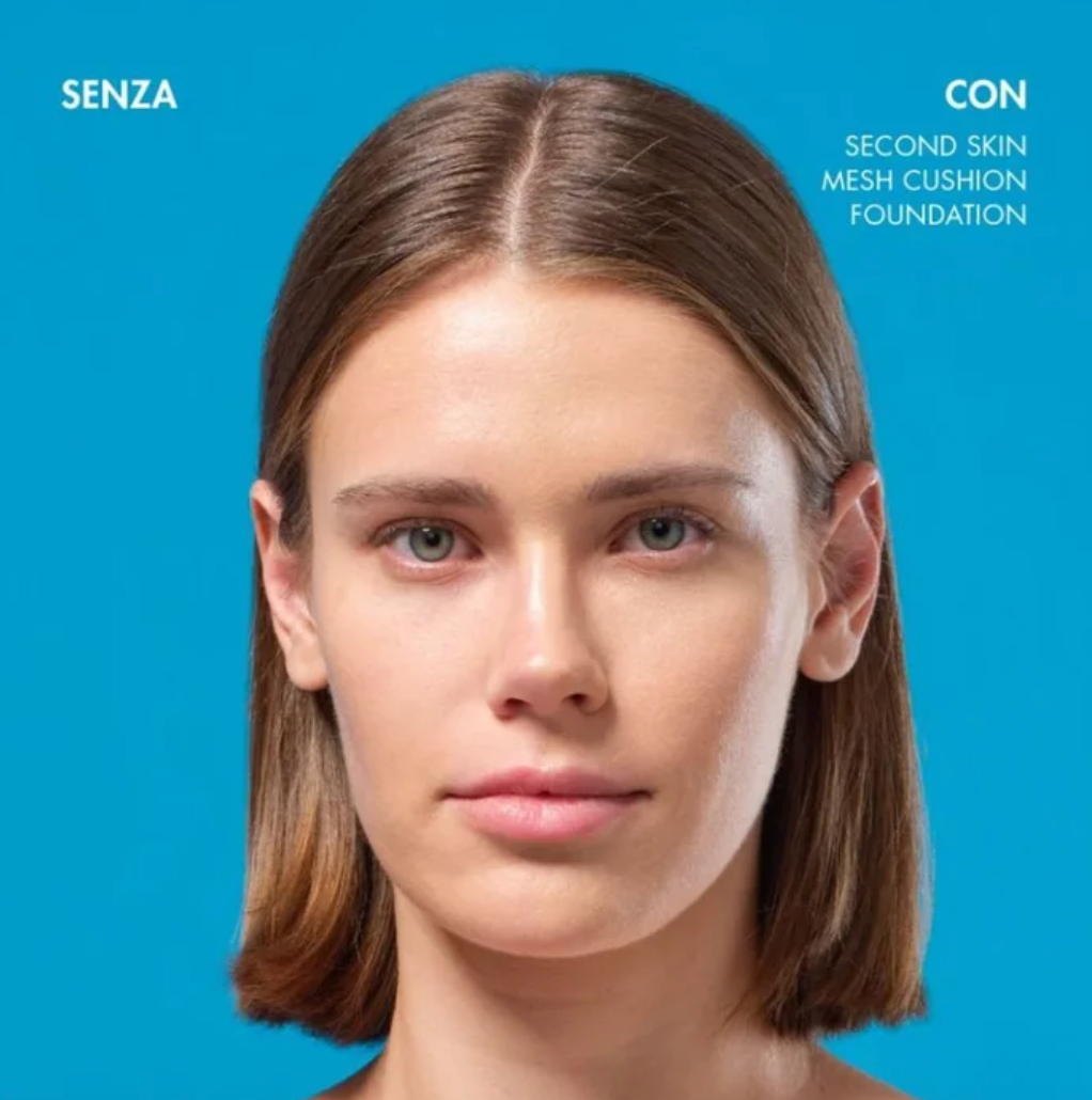 MIAMO Second Skin Mesh Cushion Foundation SPF50 Fondotinta Color Shell 13.5 g
