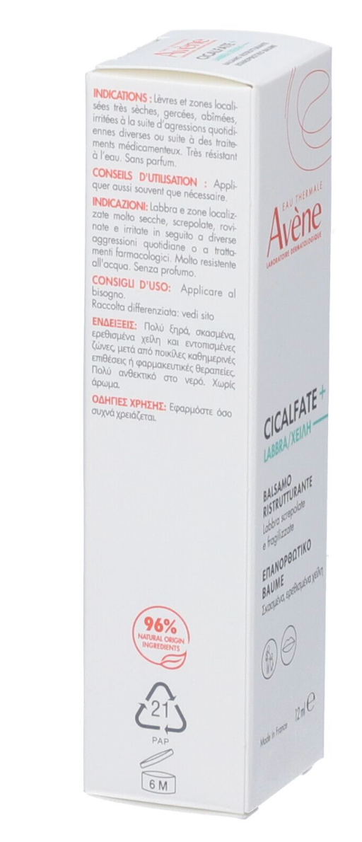 Eau Thermale Avène Cicalfate+ Balsamo Labbra Riparatore 10ml