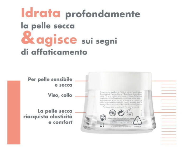 Avène Crema Nutritiva Rivitalizzante 50 ml