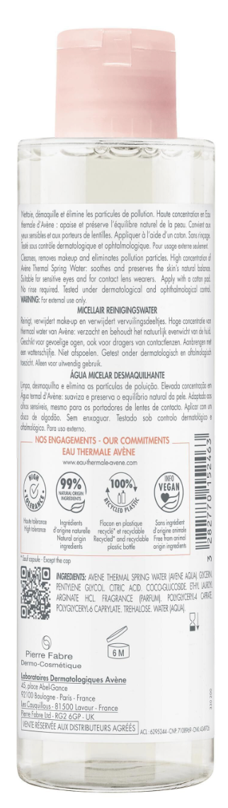 Eau Thermale Avène Les Essentiels Acqua Micellare Struccante 200 ml