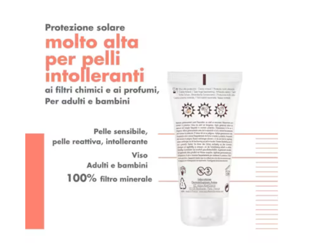 Eau Thermale Avene Crema Schermo Minerale 50+ 50 Ml