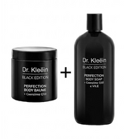 Dr. Kleein Black Edition Summer Pack: Perfection Body Soap Black Edition 500 ml + Perfection Body Baume + Coenzima Q10 Black Edition 250 ml