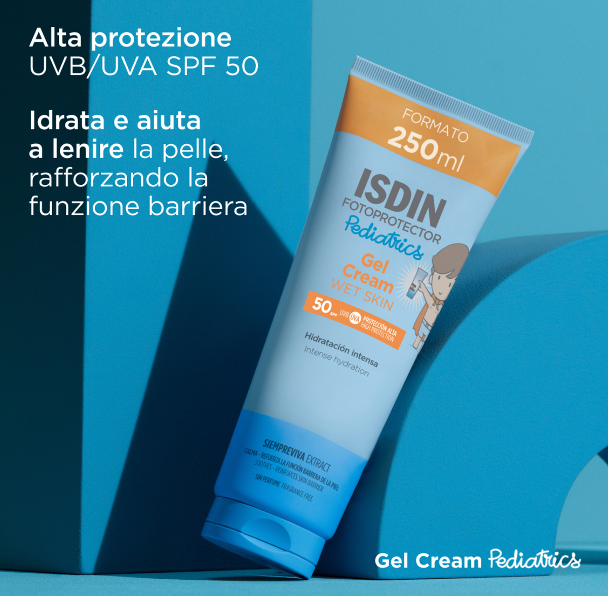 ISDIN Fotoprotezione Gel Cream Pediatrics SPF50+ 250 ml
