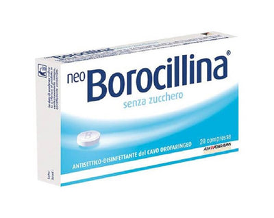 NEOBOROCILLINA*20 pastiglie 1,2 mg + 20 mg senza zucchero
