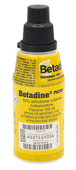 BETADINE*soluz cutanea 125 ml 10% - BETADINE*soluz cutanea 125 ml 10%