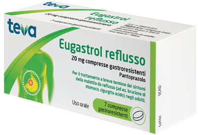 EUGASTROL REFLUSSO*7 cpr gastrores 20 mg - EUGASTROL REFLUSSO*7 cpr gastrores 20 mg