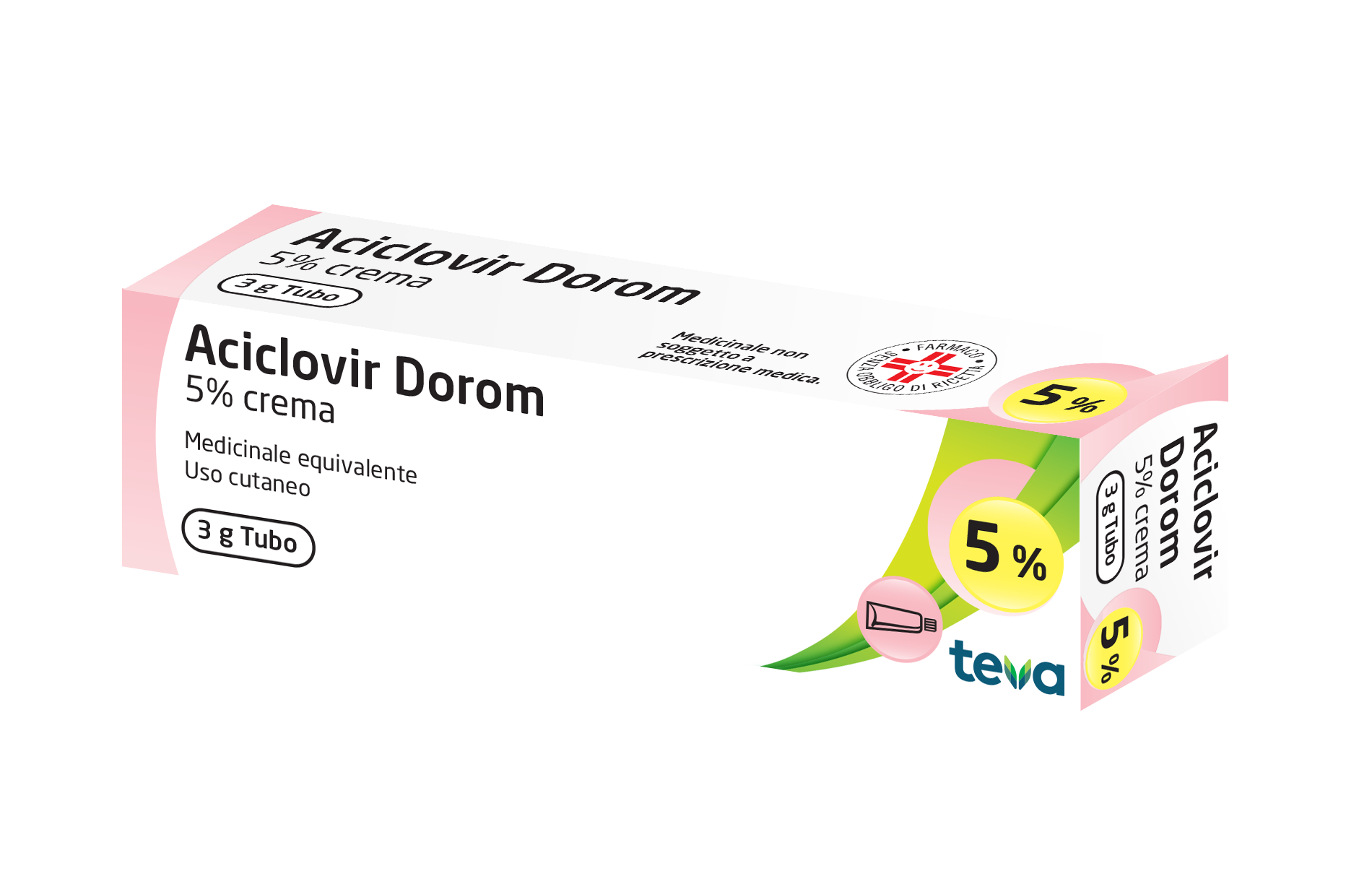 ACICLOVIR (DOROM)*crema derm 3 g 5% - ACICLOVIR (DOROM)*crema derm 3 g 5%