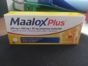 MAALOX PLUS*30 cpr mast 200 mg + 200 mg + 25 mg