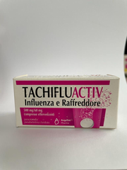 TACHIFLUACTIV INFLUENZA E RAFFREDDORE*10 cpr eff 500 mg + 60mg