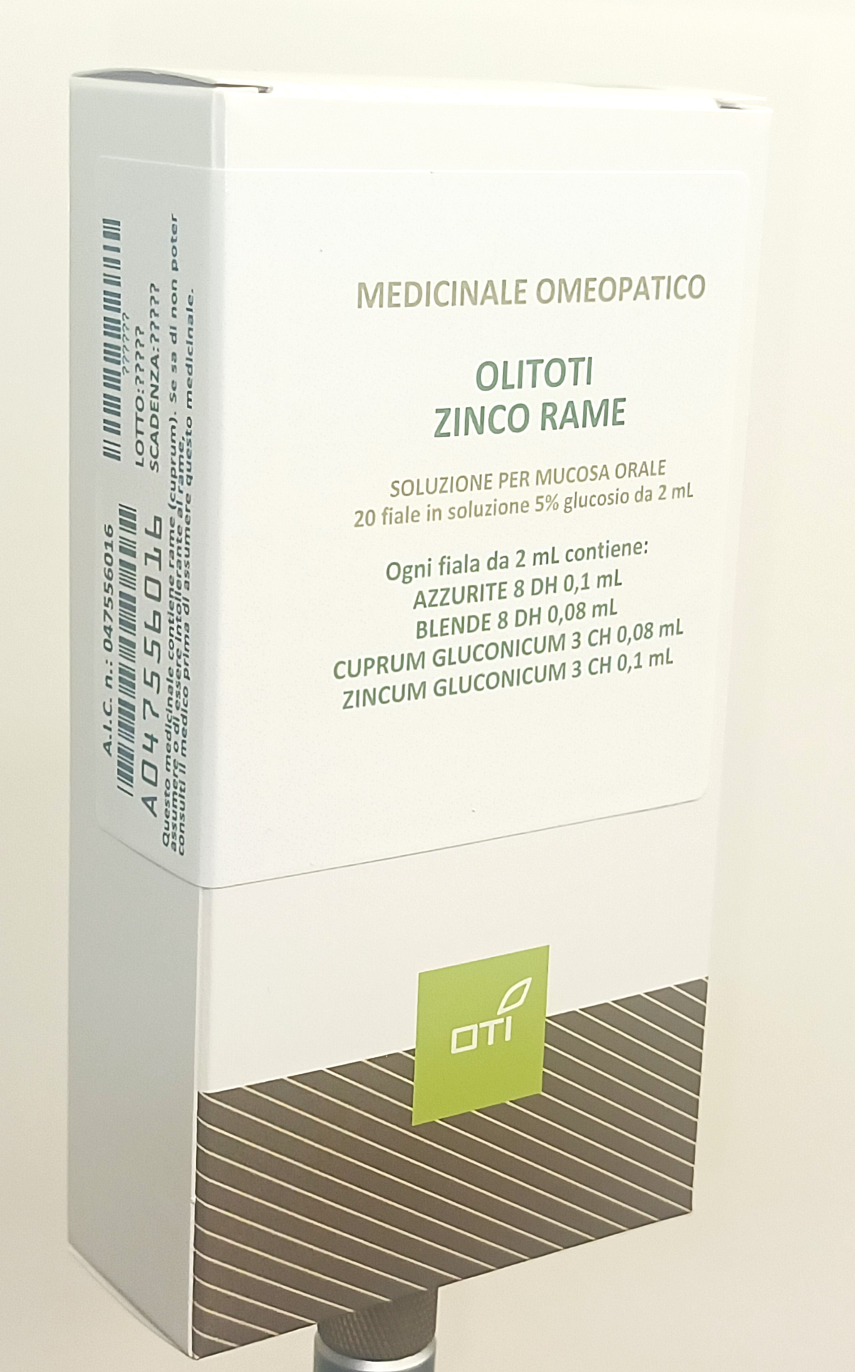 OLITOTI ZINCO RAME*orale 20 fiale 5% 2 ml con glucosio