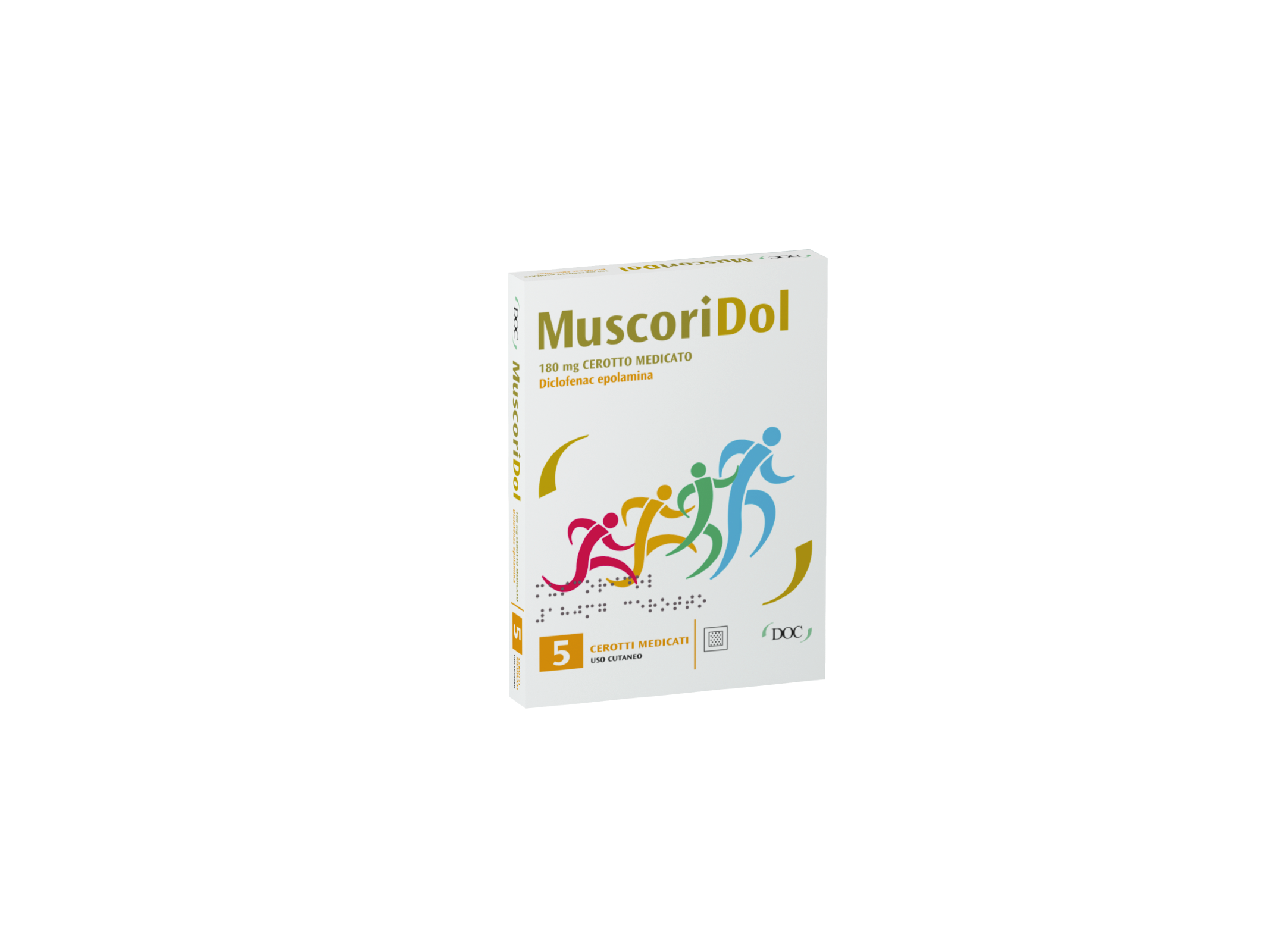 MUSCORIDOL*5 cerotti medicati 180 mg