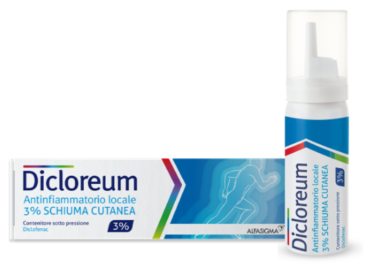 DICLOREUM ANTINFIAMMATORIO LOCALE*schiuma cutanea 50 g 3%
