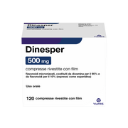 DINESPER*120 cpr rivestite 500 mg