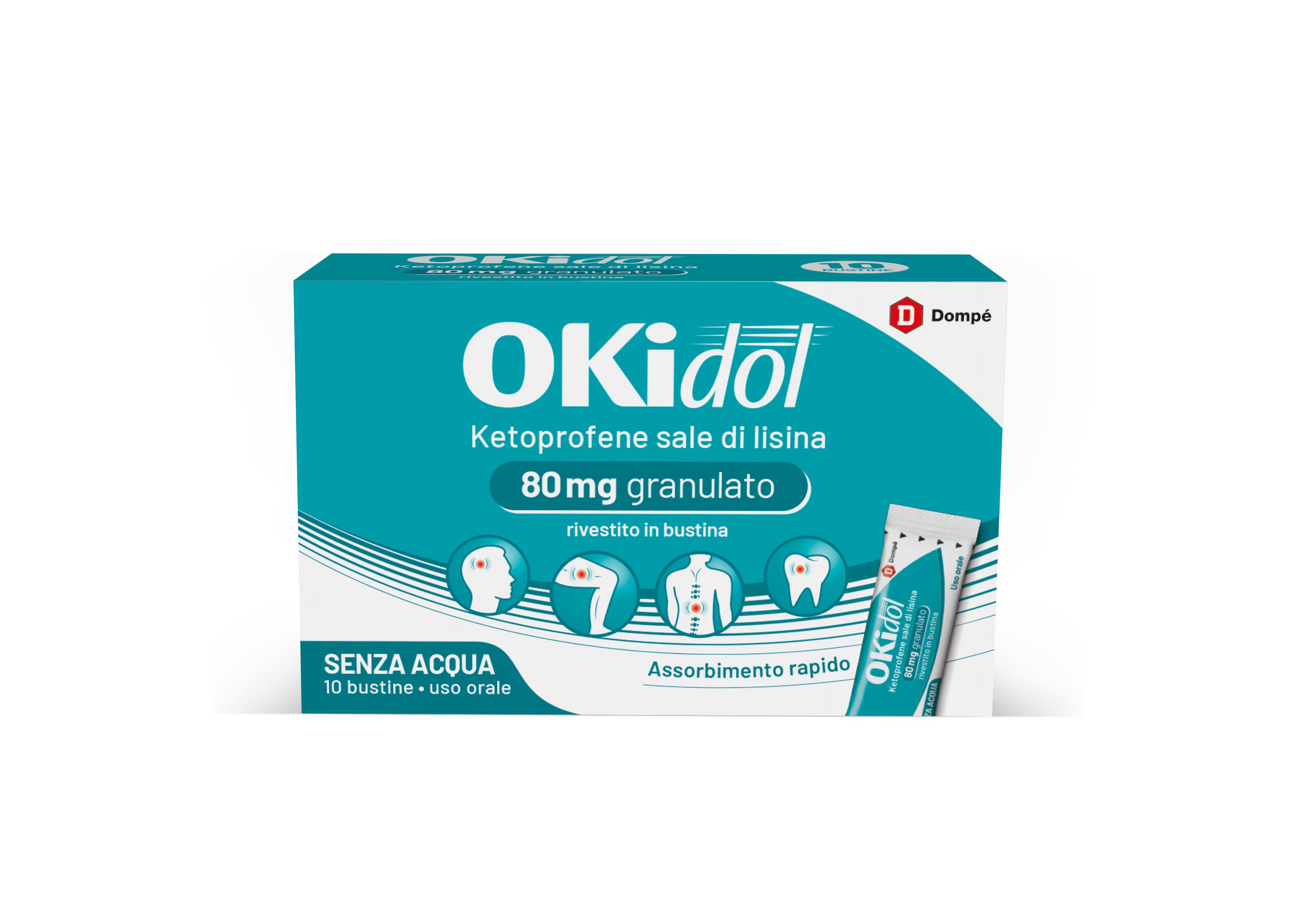 OKIDOL*orale granulato 10 bustine 80 mg