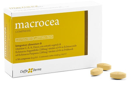 MACROCEA 20 COMPRESSE DEGLUTIBILI - MACROCEA 20 COMPRESSE DEGLUTIBILI