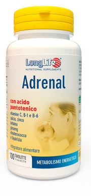 LONGLIFE ADRENAL 100 TAVOLETTE MASTICABILI RIVESTITE