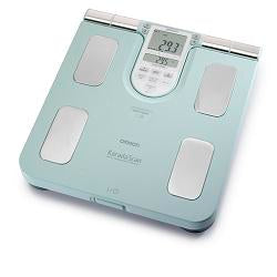 BILANCIA PESAPERSONE CON MONITOR COMPOSIZIONE CORPOREA 4SENSORI PESO PERCENTUALE MASSA GRASSA E MASSA MUSCOLARE BF511 COLORE TURCHESE