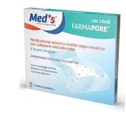 MEDICAZIONE MEDS PORE ADESIVA IMPERMEABILE 10X15CM 5 PEZZI