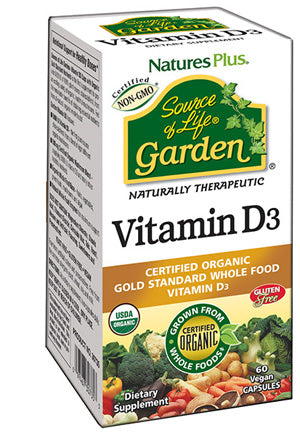 SOURCE OF LIFE GARDEN VITAMINA D3 5000 60 CAPSULE VEGANE - SOURCE OF LIFE GARDEN VITAMINA D3 5000 60 CAPSULE VEGANE