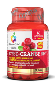 COLOURS OF LIFE CYST-CRANBERRY CON VITAMINA C E 60 COMPRESSE1000 MG