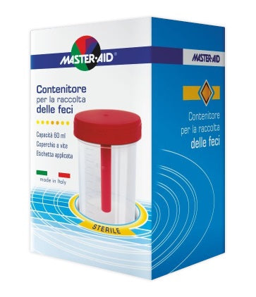 CONTENITORE RACCOLTA FECI MASTER-AID 60 ML - CONTENITORE RACCOLTA FECI MASTER-AID 60 ML