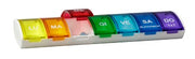 SUPAIRBOX PORTAPILLOLE SETTIMANALE 1X7 ARCOBALENO