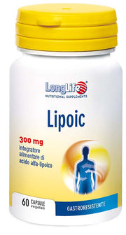 LONGLIFE LIPOIC 300 MG 60 CAPSULE VEGETALI DA 500 MG