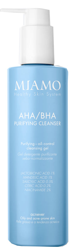 Miamo Aha Bha Purifyng Cleanser Gel Purificante Pelle Grassa 250 ml - Miamo Aha Bha Purifyng Cleanser Gel Purificante Pelle Grassa 250 ml