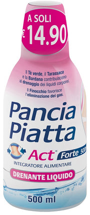 PANCIA PIATTA ACT FORTE DRENANTE LIQUIDO 500 ML