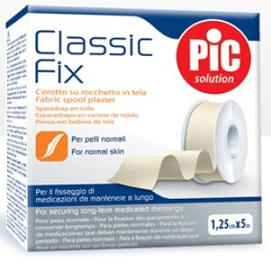 CEROTTO IN ROCCHETTO CLASSIC FIX WHITE 1,25X500 CM FUSTELLA