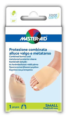 PROTEZIONE MASTER-AID FOOTCARE PER ALLUCE VALGO E METATARSOSMALL 1 PEZZO D7