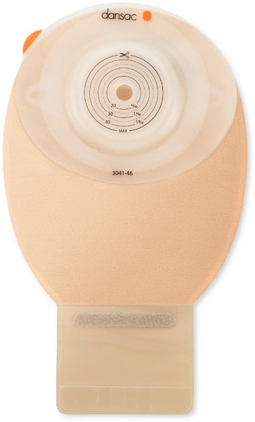 DANSAC NOVALIFE TRE 1 SACCA APERTA OPACA CONVEX MIDI PER ILEOSTOMIA A CON FINESTRA RITAGLIABILE 15-24 MM 350 ML 10 PEZZI