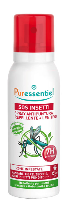 PURESSENTIEL SPRAY ANTIPUNTURA SOS INSETTI PMC 75 ML - PURESSENTIEL SPRAY ANTIPUNTURA SOS INSETTI PMC 75 ML