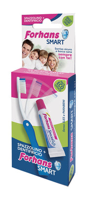 FORHANS SMART KIT IGIENE ORALE SPAZZOLINO PIEGHEVOLE + DENTIFRICIO 12 ML