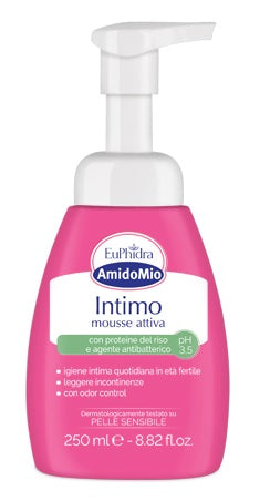 EUPHIDRA AMIDOMIO INTIMO MOUSSE ATTIVA PH 3,5 250 ML - EUPHIDRA AMIDOMIO INTIMO MOUSSE ATTIVA PH 3,5 250 ML