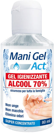 MANI GEL ACT GEL IGIENIZZANTE ALCOOL 70% 80 ML